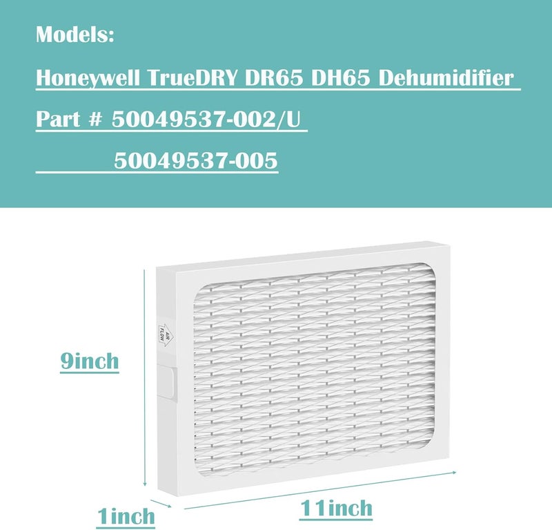DAODEFUL MERV-13 TRUEDRY DR65 Filter Compatible with Honeywell DH65 TrueDRY DR65 Dehumidifier Part 50049537-002/U & 50049537-005 - Used in Basement - Used for Household Dehumidification, 4 Pack - Image 2